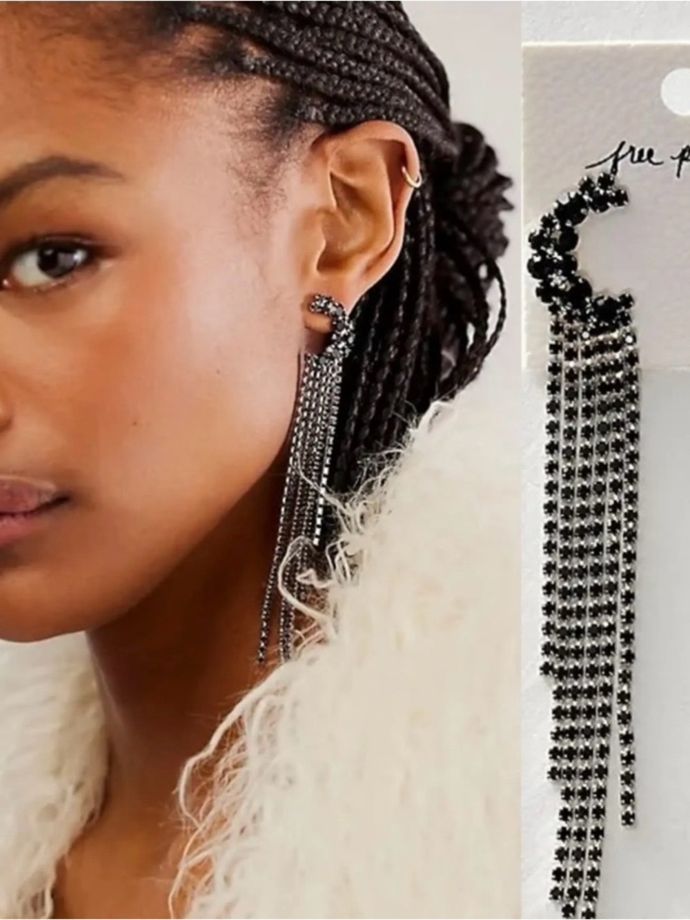 Free People Moon Dangle Earrings